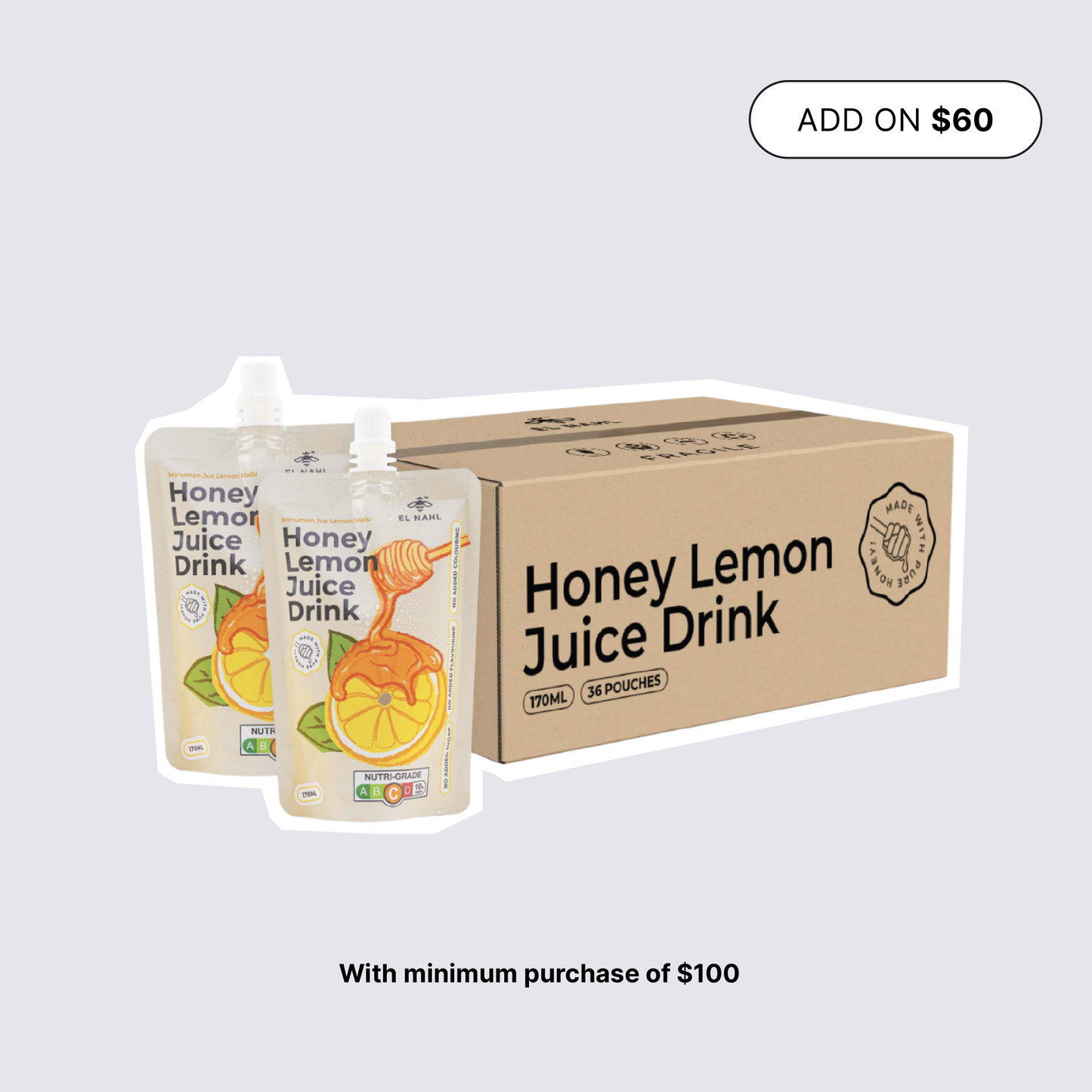 Honey Lemon Juice Drink Bundle