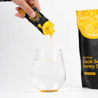 Lemon Infused Honey Sachets