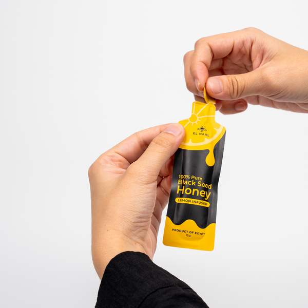 Lemon Infused Honey Sachets