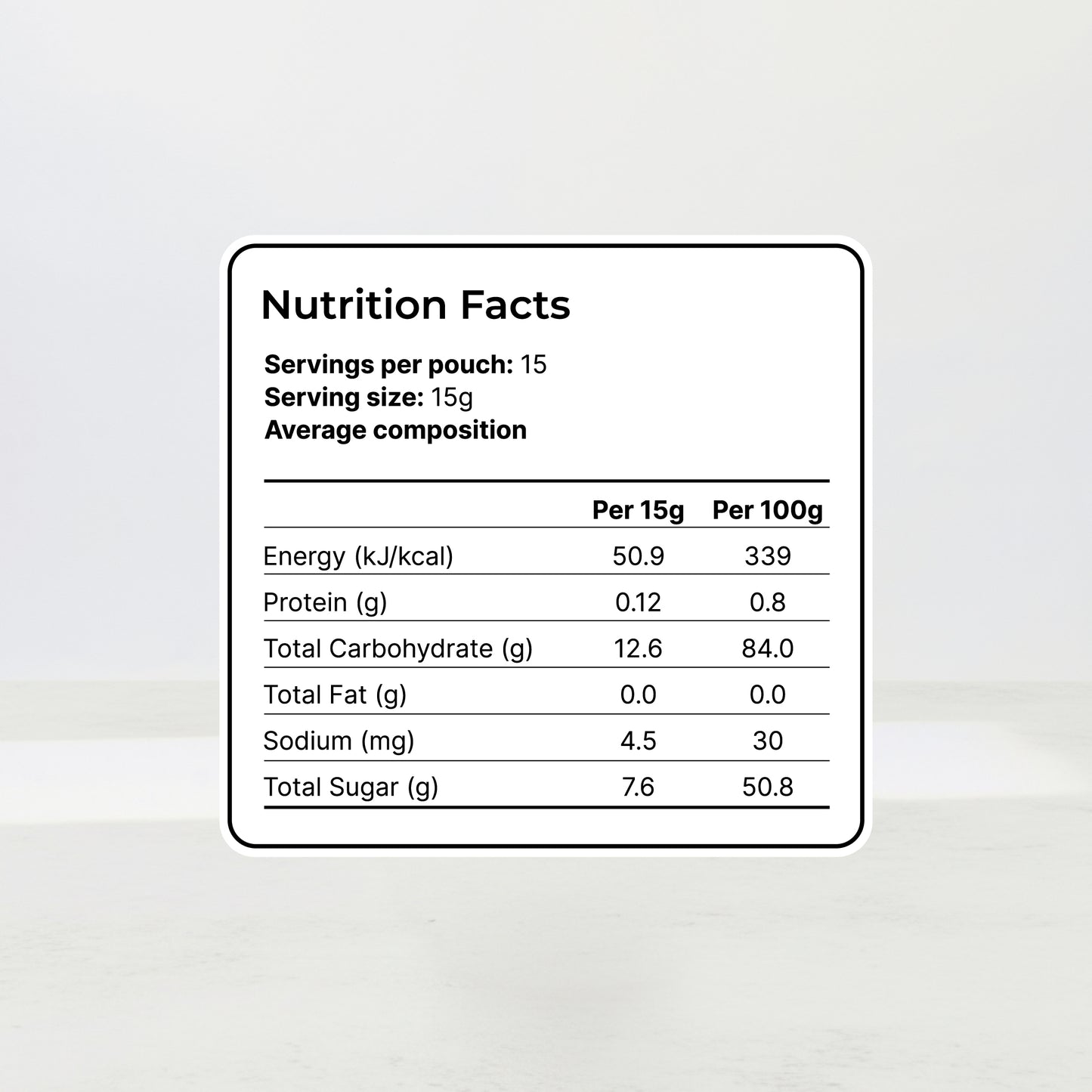 Lemon Infused Honey Sachets