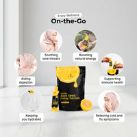 Lemon Infused Honey Sachets