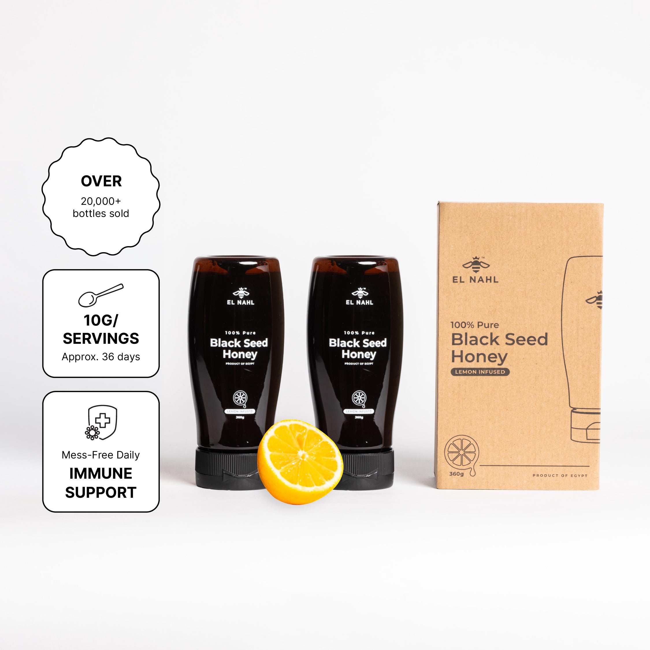 Lemon Infused Squeeze Bottle