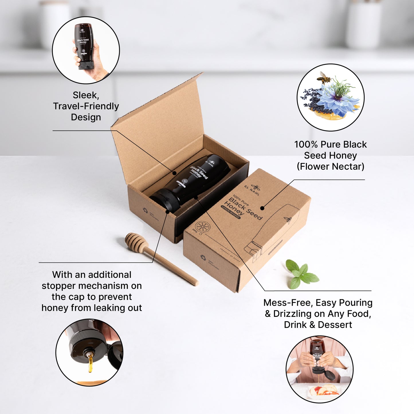 Lemon Infused Squeeze Bottle