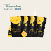 Lemon Infused Honey Sachets